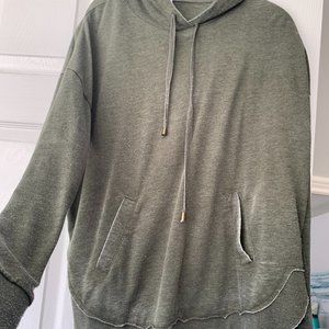 army green lightweight hoodie